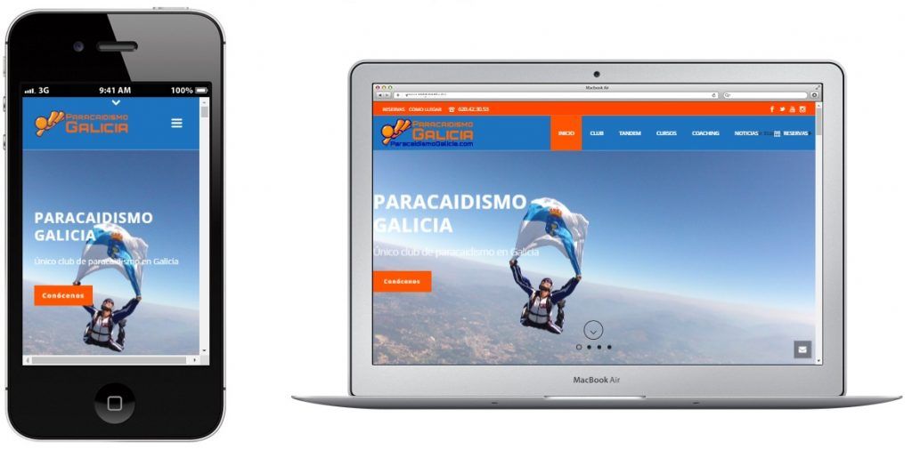 nueva web paracaidismogalicia